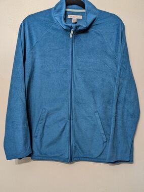 Carole Hochman Bright Blue Fleece Jacket